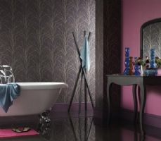 浪漫紫色卫浴二现代卫生间装修图片