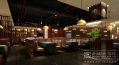 深圳西餐厅装潢设计－南山圣多斯西餐厅装修设计装修图片