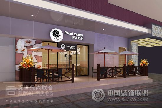 时尚餐饮店设计-深圳玻尔餐饮店装修设计-整套