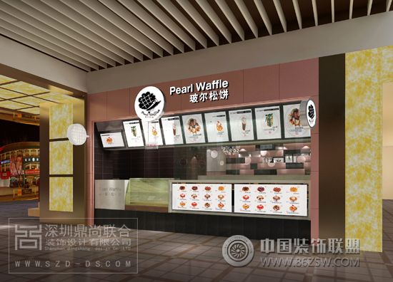 时尚餐饮店设计-深圳玻尔餐饮店装修设计-单张