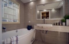 130平米新中式家居中式卫生间装修图片