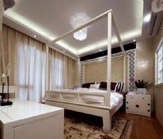 130平米新中式家居中式卧室装修图片