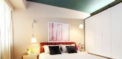 10万装102平米北欧公寓欧式卧室装修图片