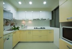 11万打造115平米现代三居现代厨房装修图片