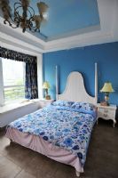 120平米蔚蓝地中海地中海卧室装修图片