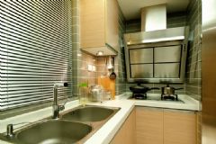 105平米自主设计家居现代厨房装修图片