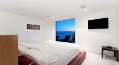 开放式海边别墅现代卧室装修图片