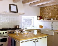 西班牙中世纪风别墅简约厨房装修图片