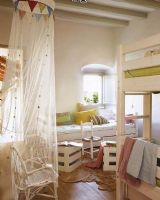 西班牙中世纪风别墅简约卧室装修图片