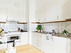 超完美北欧公寓简约厨房装修图片