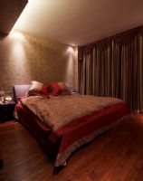 120平米现代温馨婚房现代卧室装修图片