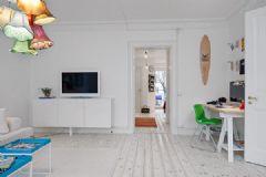 瑞士公寓设计简约客厅装修图片