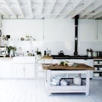 简约白色厨房设计二简约厨房装修图片