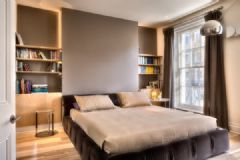 简约风伦敦住宅现代卧室装修图片