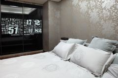 北京青年120平米现代婚房现代卧室装修图片