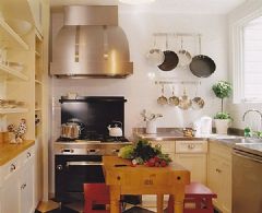 小户型开放式厨房现代厨房装修图片