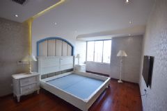 215平米现代美式别墅美式卧室装修图片