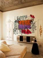 创意字母装饰美家现代客厅装修图片