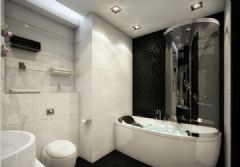 178平低调奢华公寓现代卫生间装修图片