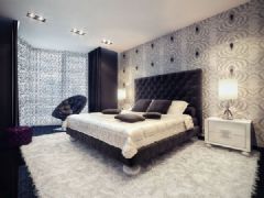 178平低调奢华公寓现代卧室装修图片