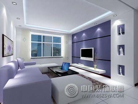 实用电视背景墙-客厅装修效果图-八六(中国)装饰联盟