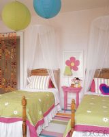公主式卧房设计混搭儿童房装修图片