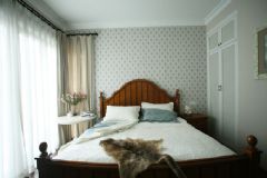 110平米美式田园风情家居美式卧室装修图片