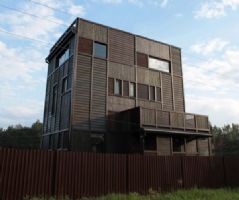 俄罗斯木拼贴住宅简约其它装修图片