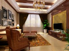 南京580平欧式奢华别墅欧式客厅装修图片