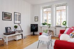 瑞典哥德堡现代公寓 色彩之家现代客厅装修图片