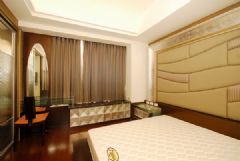 140平现代中式雅居中式卧室装修图片