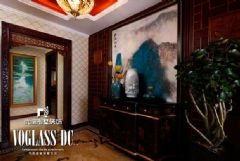 成都尚层别墅设计案例——万科五龙山欧式客厅装修图片