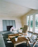 挪威度假屋设计简约客厅装修图片