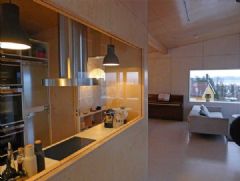 挪威度假屋设计简约厨房装修图片