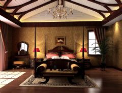 国风上观 刚柔之美欧式卧室装修图片