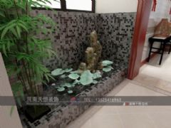 红影木韵 简约中式风格说明锦华之星小区中式客厅装修图片