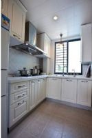 北四环东路小区-二居室-100平中式厨房装修图片