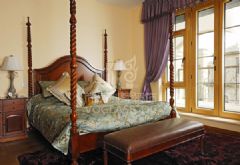 龙湖悠山郡美式度假生活美式卧室装修图片