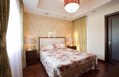 南湖国际-新中式魅力无限中式卧室装修图片