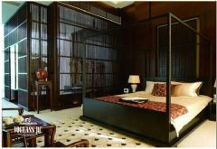 成都尚层装饰——新中式案例中式卧室装修图片
