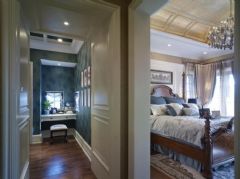 美式风格跃层住宅美式卧室装修图片