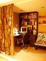 龙湖·紫都城美式书房装修图片