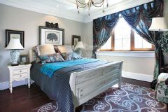 保利高尔夫豪园美式卧室装修图片
