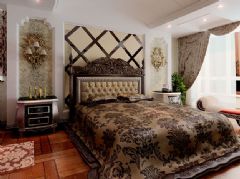 汇景新世界美式卧室装修图片