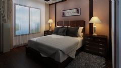 骏景花园中式卧室装修图片