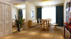 云曲山庄-四居室-180平米-装修设计混搭餐厅装修图片