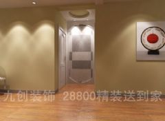 天方新村欣苑-三居室-114平米-装修设计简约过道装修图片