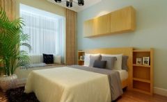 星湖城一居室-50平米-装修设计现代卧室装修图片