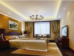 龙华小区-三居室-126平米-装修设计混搭卧室装修图片