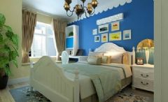 君悦华庭 二居室-90平米-装修设计地中海卧室装修图片